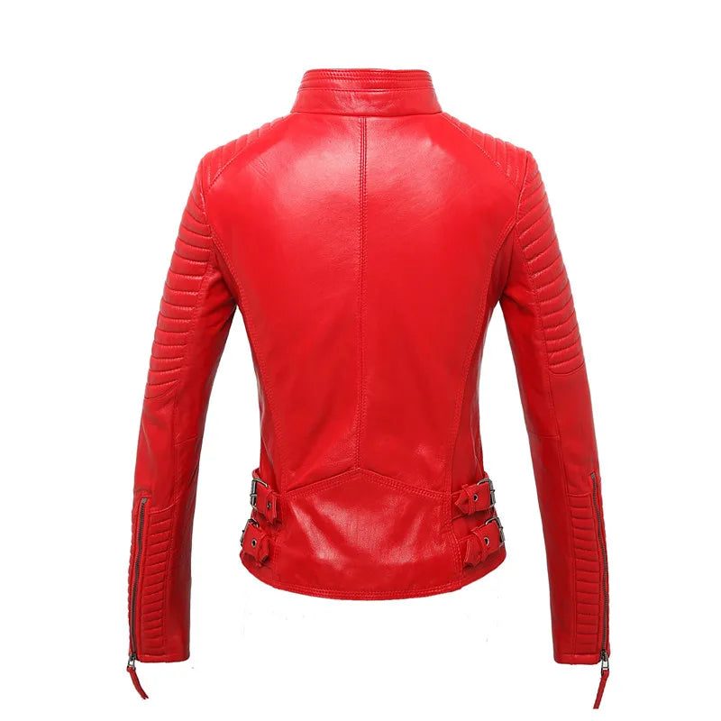 Tajiyane 100% Genuine Sheepskin Coat Jacket Women Real Leather Jacket Women Short Slim Jackets Outerwear Chaqueta De Cuero Mujer