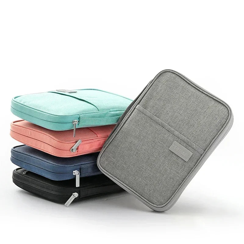 New Women Multi-Function Waterproof Travel Passport Holder Cover Case Pink Bags Family Document Organizer Travel Accessories Bag