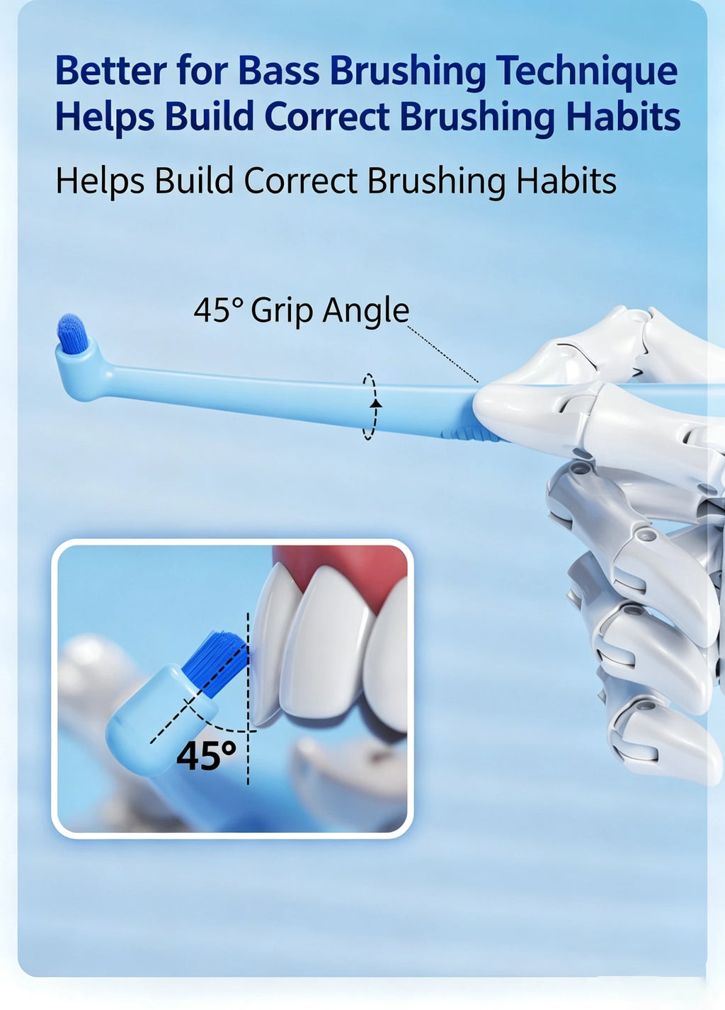 2-Pack Single Bundle Interdental Brushes with Soft Bristles and Colorful Small Brush Heads, Set of Brush Bundles
