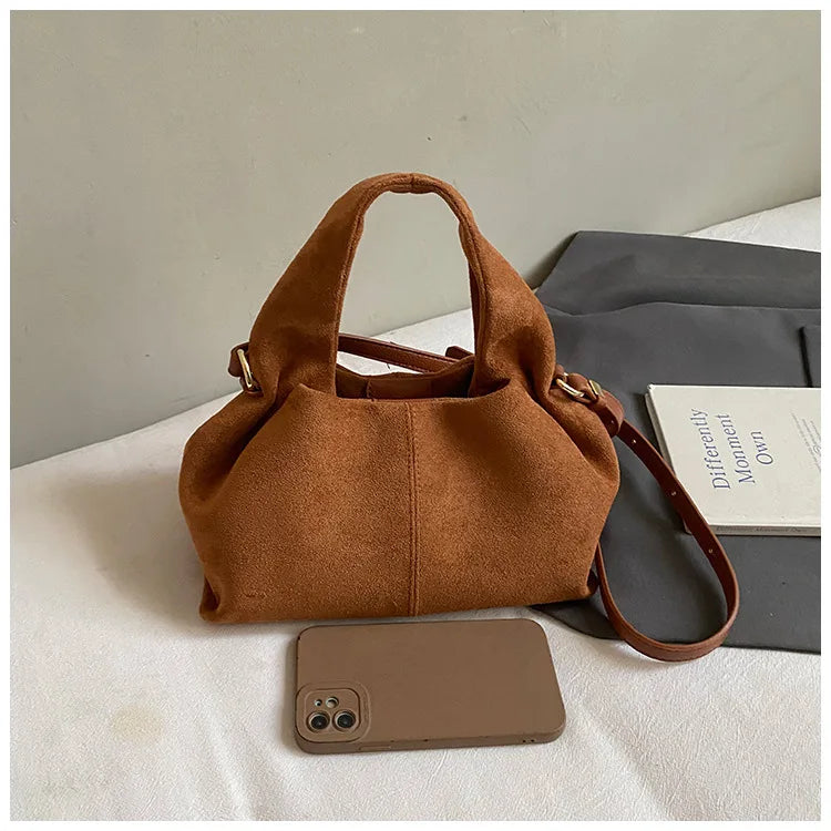 Ladies' Cloud Handbag Autumn New Fashion Dumpling Bun French Texture Shoulder Bag