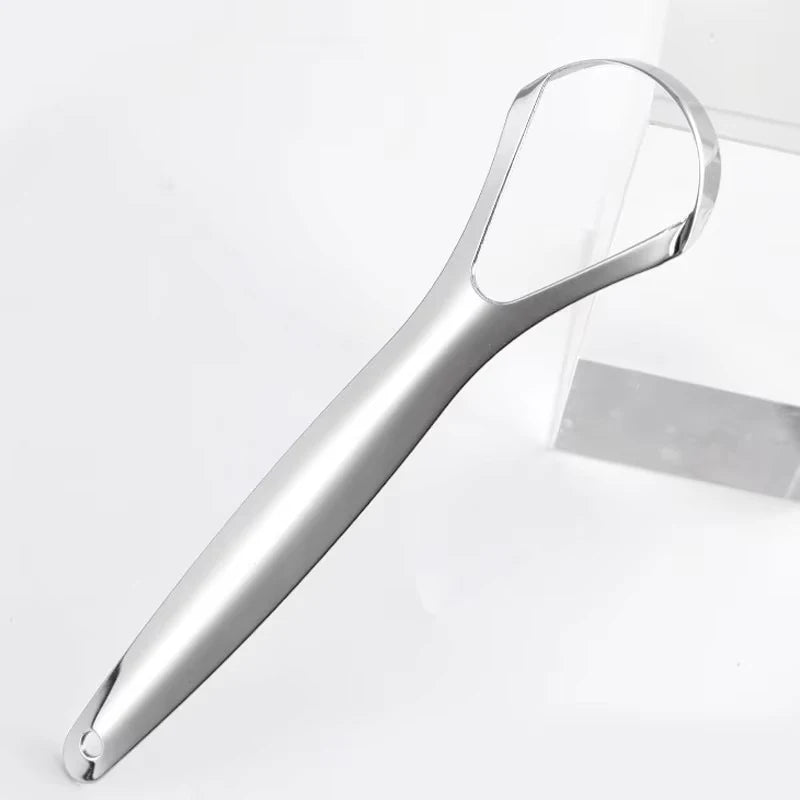 1pcs/2pcs/3pcs Metal Tongue Scraper Cleaner for Adults & Kids, Portable Stainless Steel Tongue Scrapers Brushes for Removing