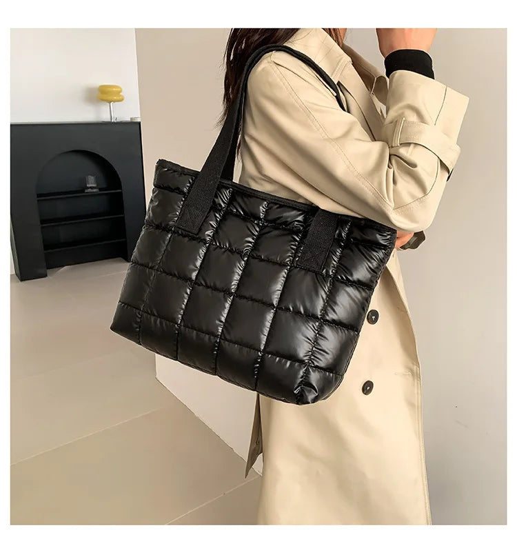 HOMEFISH Fashionable Plaid Crossbody Bag for Women Single Shoulder Handbag Stylish Accessory Ladies Trendy Bag