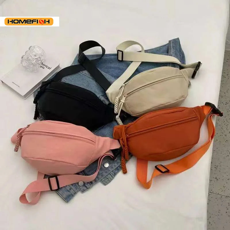 HOMEFISH Men Women Casual Crossbody Chest Bag Versatile Sport Sling Bag