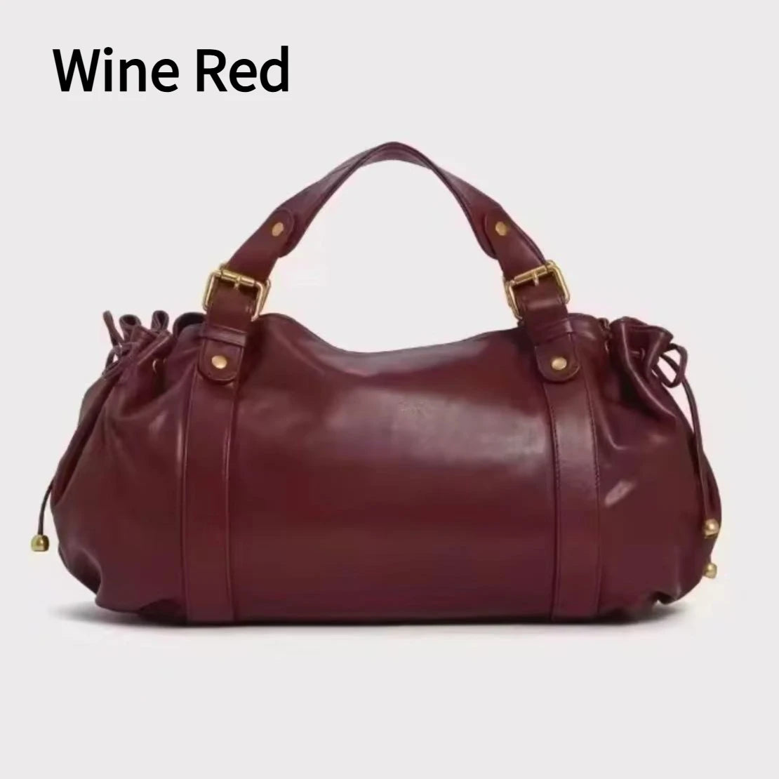 Women's Simple Crossbody Bag Elegant And Versatile Boston Style Work Interior Polyester Soft Handbag