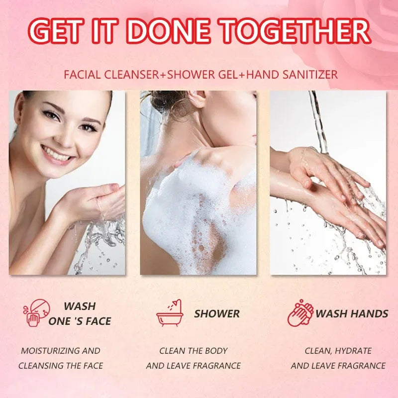 Rose Essential Oil Soap Can Deeply Cleanse the Face and Body, Leaving a Long-Lasting Fragrance, While Also Providing Hydration and Nourishment.