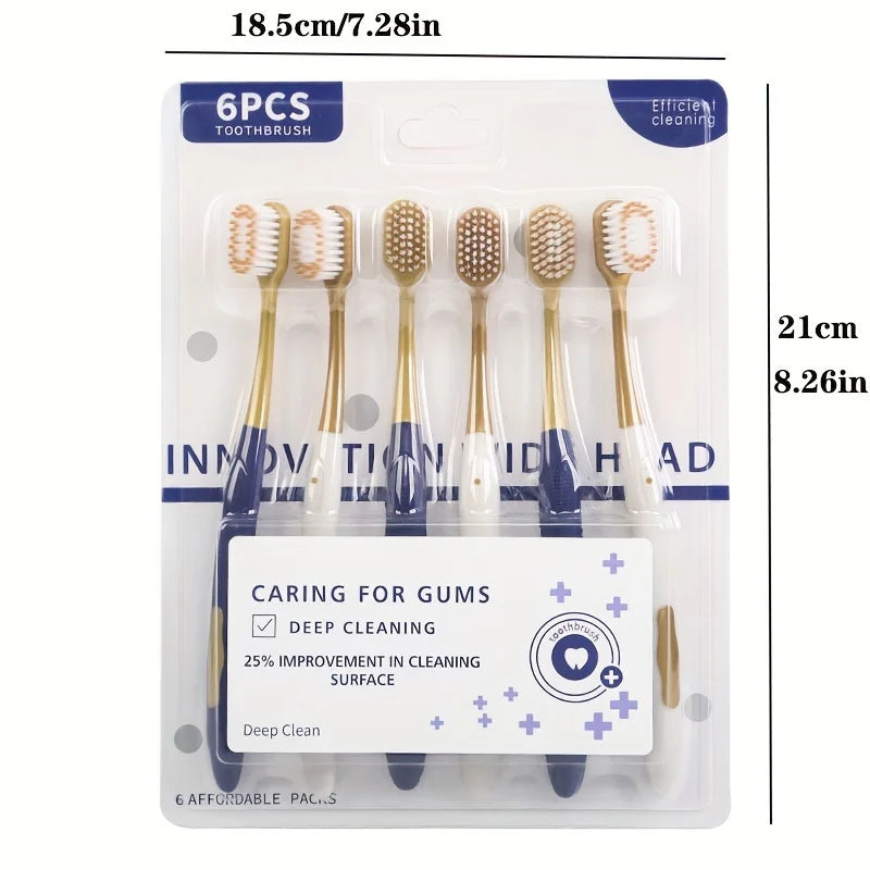 Toothbrush Adult Soft Hair Household Home Fur - Wide Head Ultra Fine Hair Anti Sensitivity Gum Protection - Suitable for Touring