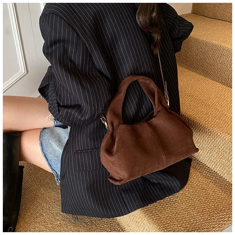 Ladies' Cloud Handbag Autumn New Fashion Dumpling Bun French Texture Shoulder Bag