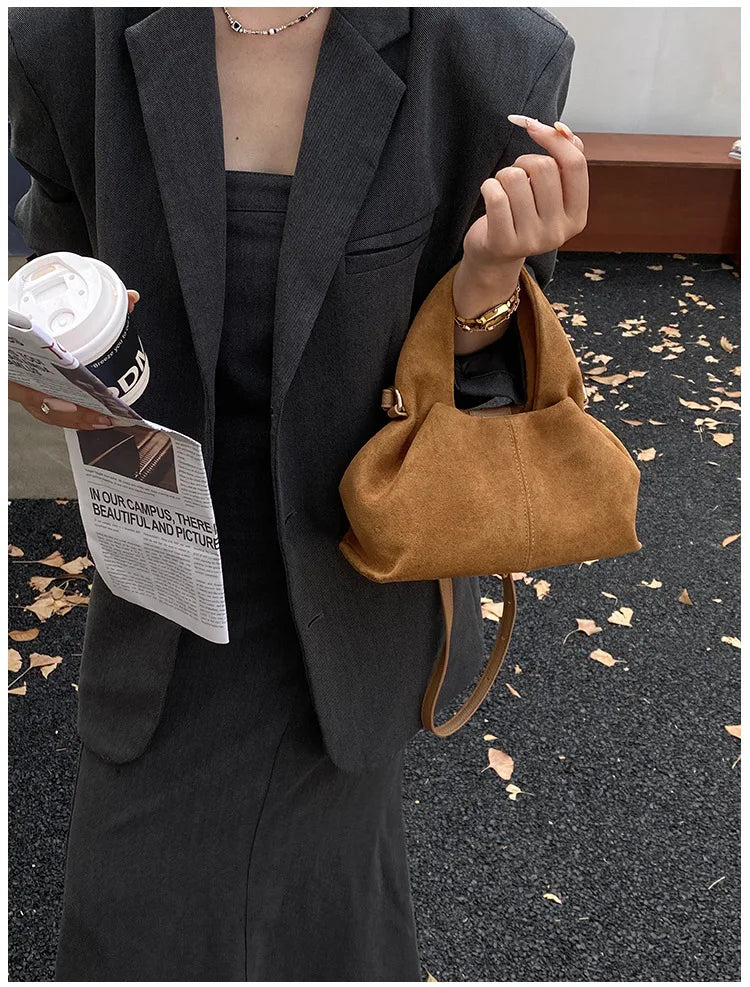 Ladies' Cloud Handbag Autumn New Fashion Dumpling Bun French Texture Shoulder Bag
