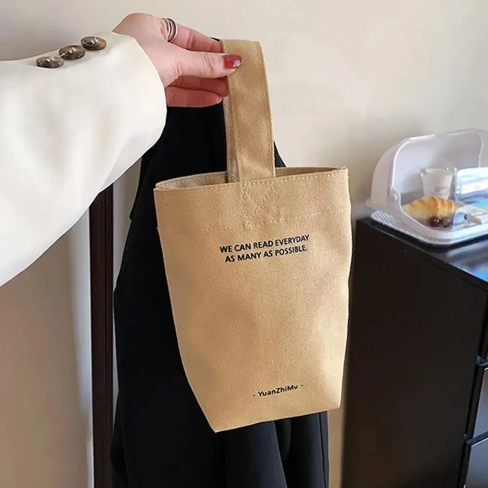 Casual Handbags Canvas Shoulder Crossbody Bags Large Capacity Shopper Bag Letters Shoulder Crossbody Bags Purse