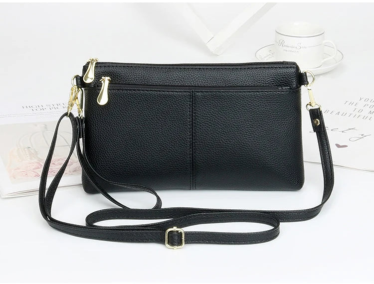 Fashion Women Clutch Bag PU Leather Crossbody Bags Small Shoulder Handbag Female Mobile Phone Purse Bags
