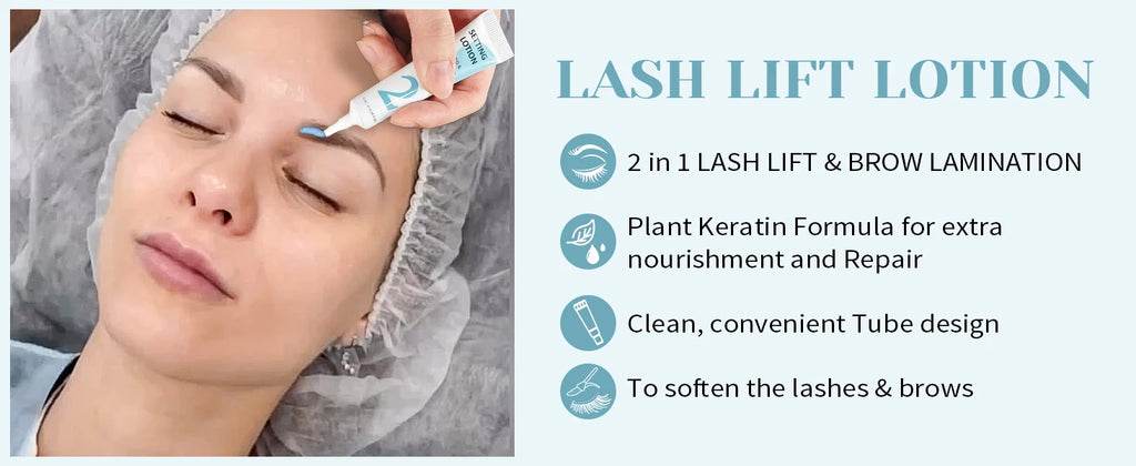 LOMANSA 10ml Fix Perming Tube Set Lash Lift Brow Lamination Perm Fixation Setting Lotion