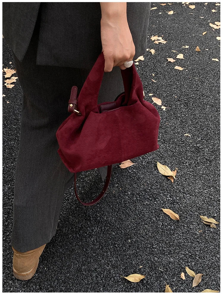 Ladies' Cloud Handbag Autumn New Fashion Dumpling Bun French Texture Shoulder Bag