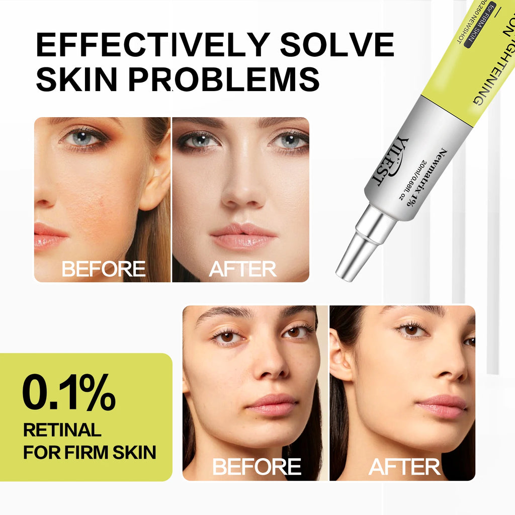 Retinal Eye Cream 20ml with Retinol Ceramide Panthenol Hydrating Firming Eye Care Cream for Fine Line Skin Care