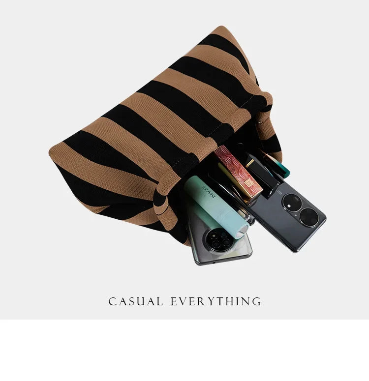 Summer Woven Crochet Purses for Women Beach Clutch Handbags 2026 Dumpling Hobo Casual Colorblock Bag Ladies Ruched Cloud Purse