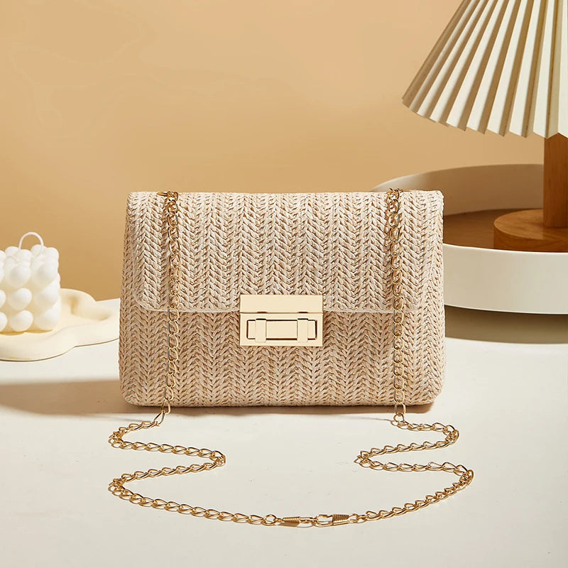 Crossbody Bag for Women Chain Strap Banquet Stylish Accessory Shoulder Bag for Day-to-Night Outfits