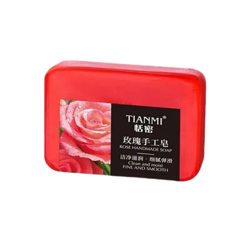 Rose Essential Oil Soap Can Deeply Cleanse the Face and Body, Leaving a Long-Lasting Fragrance, While Also Providing Hydration and Nourishment.