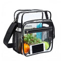 2026 Women Transparent PVC Crossbody Bag Waterproof Light Mesh Strap Fits Phone 9.7 Inch iPad Umbrella