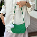 Mini Women Shoulder Bags Fashion Felt Women's Bag Advanced Design Underarm Handbags Mini Saddle Bag