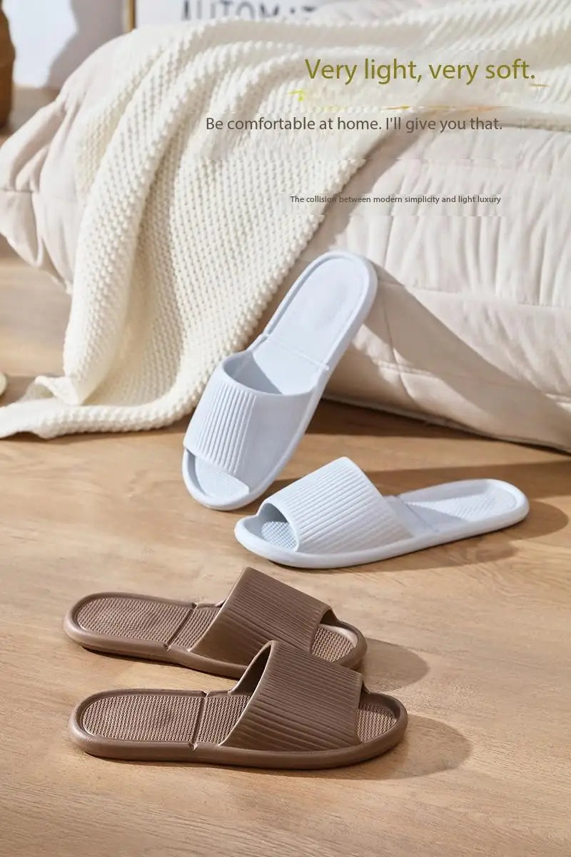 Bathroom House Slippers Leaking Quick-Drying Shower Slipper Light Weight Waterleaky Beach Flip Flops Women Swimming Slides