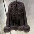 #S Sheep Fur Leather Jackets for Women, Luxury Mongolian Fur, Long Sleeve, 7251, Winter