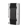 Homefish Slim RFID Blocking Aluminum Card Holder Elastic Back Pocket ID Credit Card Case Unisex Travel Mini Wallet