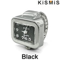 KISMIS Creative Ring Watch, Alloy Shell Finger Circular Dial Couple Watch for Men & Women, New Hot Selling