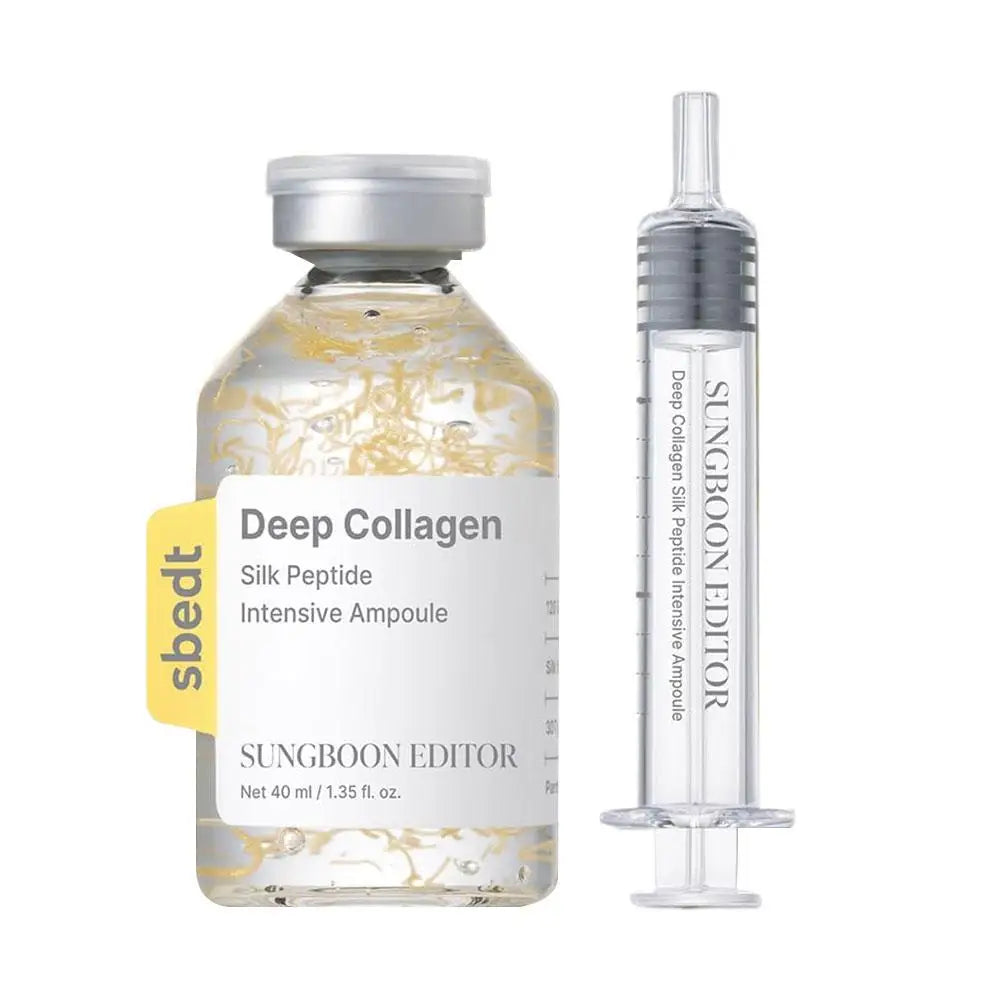 Collagen Ampoule Serum Firming Hydrating Lifting Essence Anti Aging Smooth Fine Lines Face Daily Nourishing Skin Care Set
