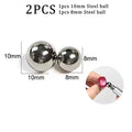 1/2Pcs Cat Eye Magnetic Set Ball With Nail Magnetic Stick Tool Set Double-head Strong Magnet Pen 3D Cat Eye Gel Nail Supplies