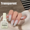 Hassleless Pudding Milky White Gel Nail Polish, Pure Color UV Gel Polish, For Professionals Starter Nail Art DIY 15ml