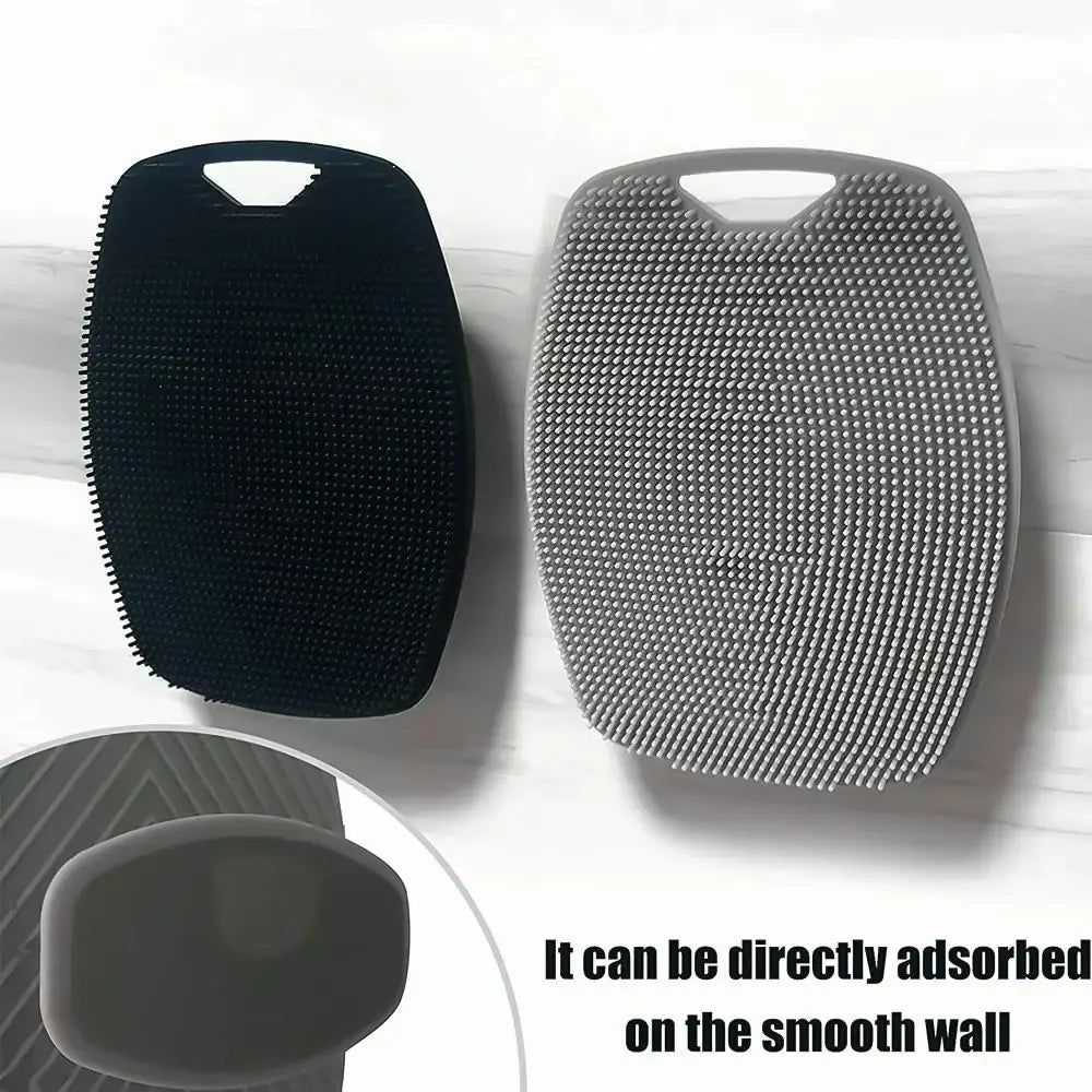 1Pcs Soft Silicone Exfoliating Body Brush, Back Scrubber for Shower, Gentle Massage Bath Brush, Deep Cleansing Body Scrubber