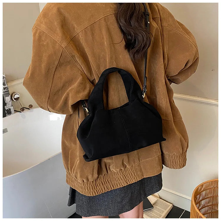 Ladies' Cloud Handbag Autumn New Fashion Dumpling Bun French Texture Shoulder Bag