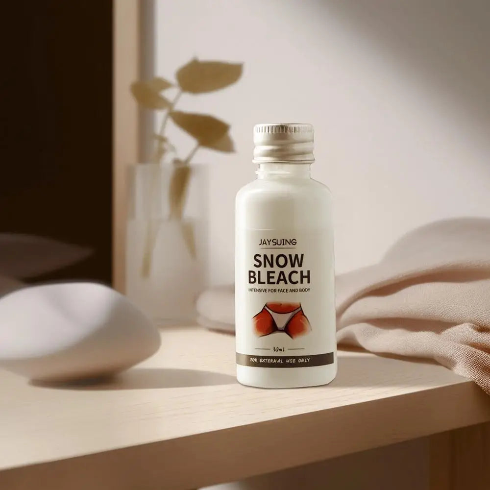 30ml Glowhite Snow Bleach Cream  Hyperpigmentation Lightens Dark Spots Penetrates Skin Layers Brightens Moisturizes Armpit Neck