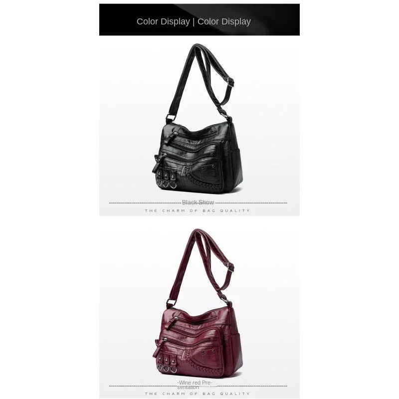 Women Crossbody Shoulder Bag New Premium Fashion Handbag For Moms Stylish Lightweight Everyday Tote With Adjustable Strap