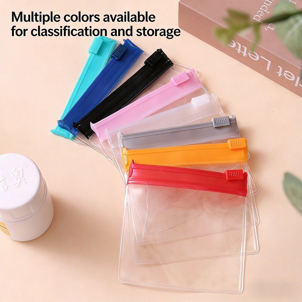 7pcs Pill Pouch Bags Reusable Zippered Pill Pouch Set Medicine Organizer Self Sealing Translucent Medicine Bags Travel Bags