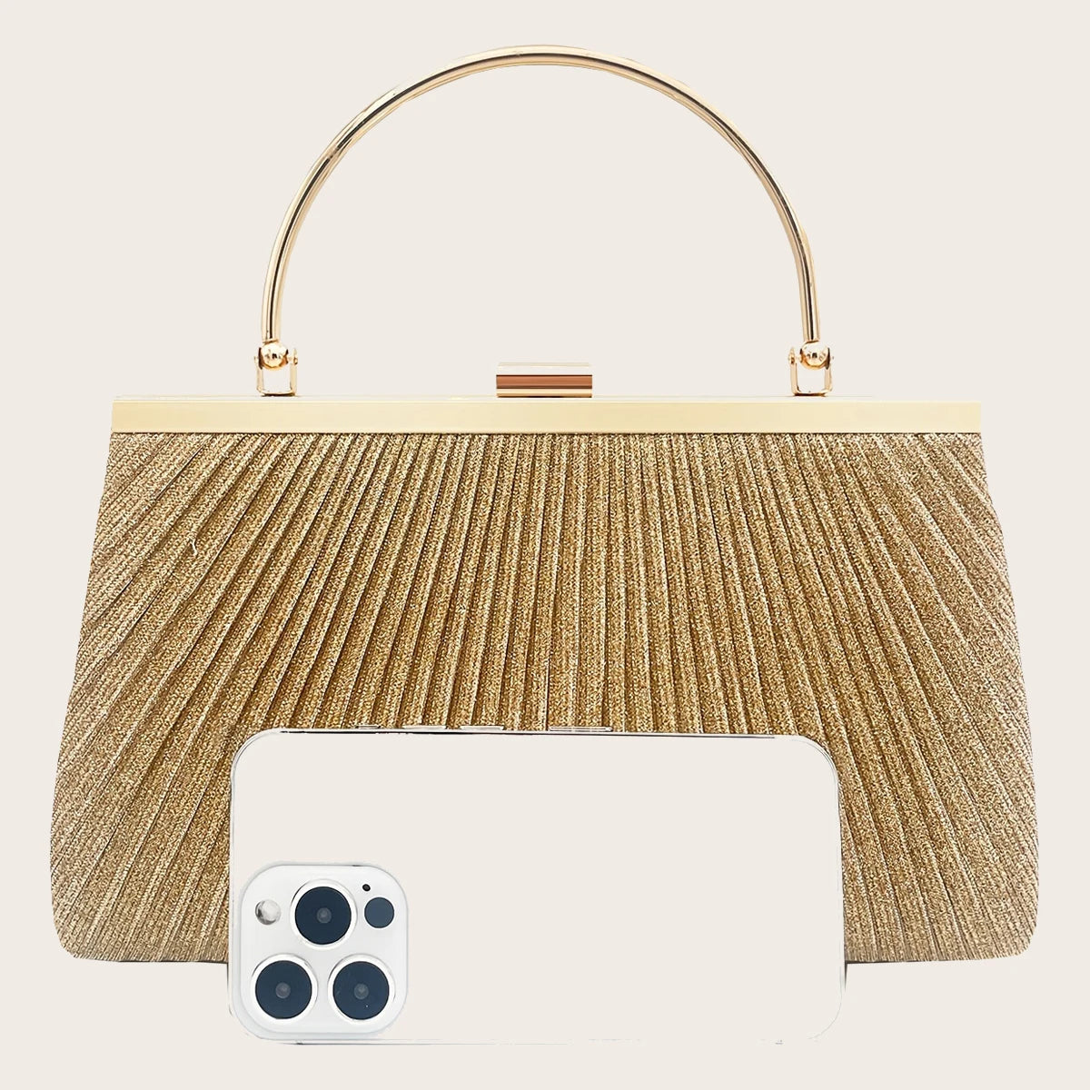 Women's Handbag Wedding Party Elegant Gold Evening Clutch Bag Female Long Purse Fashion Shoulder Bag