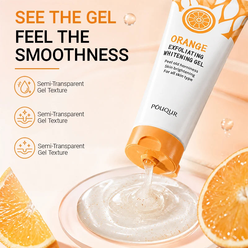 Orange Exfoliating Gel Dead Spot Remover Brighten Peeling 50g Gentle Repair Scrub Whiten Hydrating Moisturizer Korean Skin Care