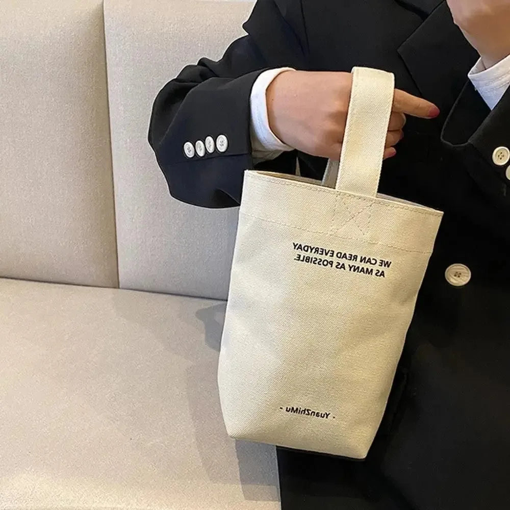 Casual Handbags Canvas Shoulder Crossbody Bags Large Capacity Shopper Bag Letters Shoulder Crossbody Bags Purse