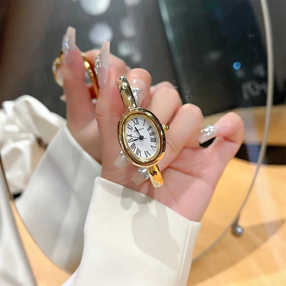 Famous Brand Gold Bracelet Watch Fashion Small Dial Stainless Steel Strap Ladies Girl Gift Wristwatches Relojes Para Mujer