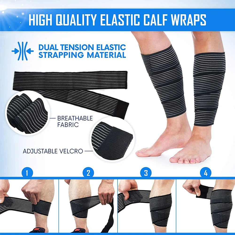 TIKE Elastic Breathable Wrap Ankle Support Brace Compression Knee Elbow Wrist Ankle Hand Support Wrap Gym Sports Bandage Strap