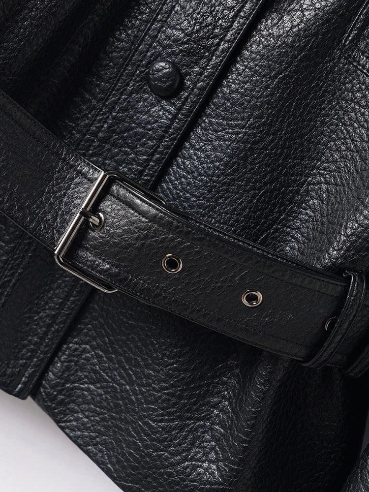 fashion genuine leather jacket woman, 2025 autumn sheepskin coat