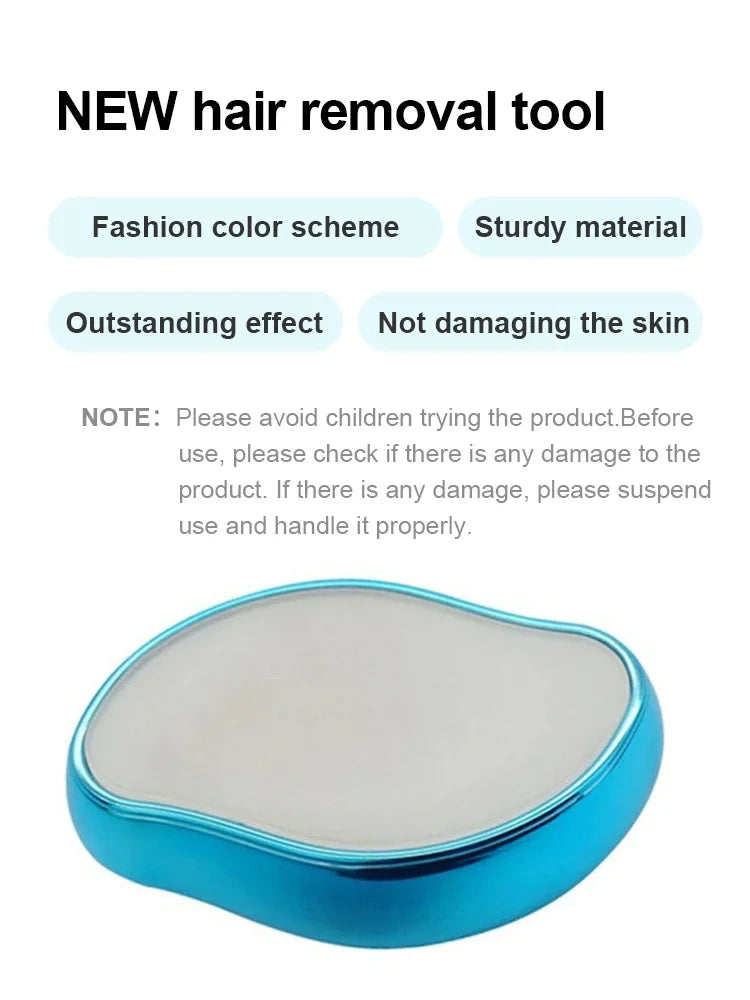 Crystal Physical Hair Eraser Reusable Easy Clean Portable Depilation Tool For Leg Arm Armpit Body Beauty Accessory