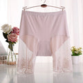 Plus Size Safety Short Pants Summer Women Seamless Underskirt Shorts Anti Rub Thigh Boyshorts Sexy Lace Boxers Pregnant High