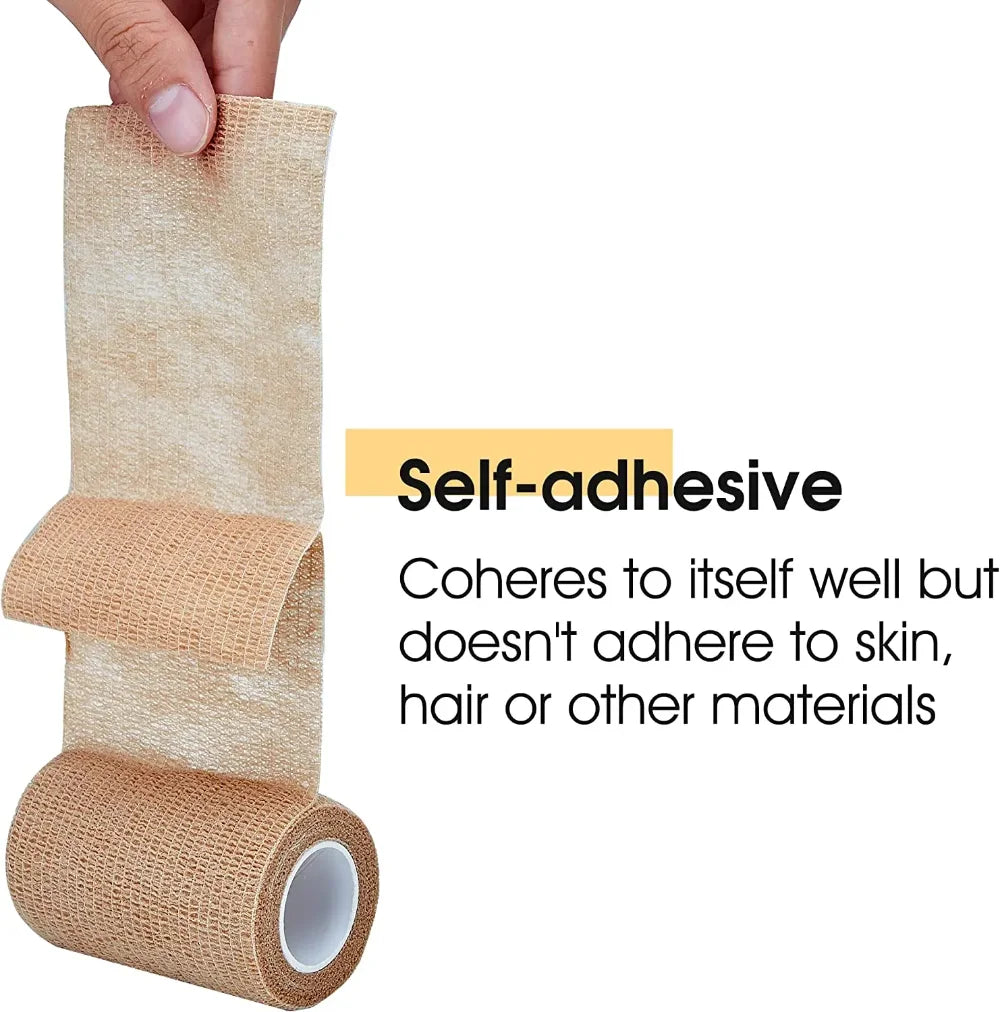 New Hot Elastic Bandage Elastoplast Self Adhesive Tape Sports Protect Wrist Palm Finger Arm Shoulder Knee Ankle Pets Leg Tattoo
