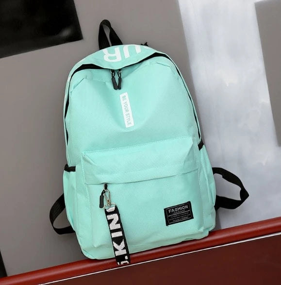 Fashion Trend Backpack for Men and Women Junior High School High School Student Bag Large Capacity Korean Version of Th