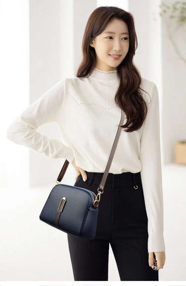 Women Handbag Designer Cowhide Flap Bag Luxury Women's Messenger Bags Crossbody Bags For Women