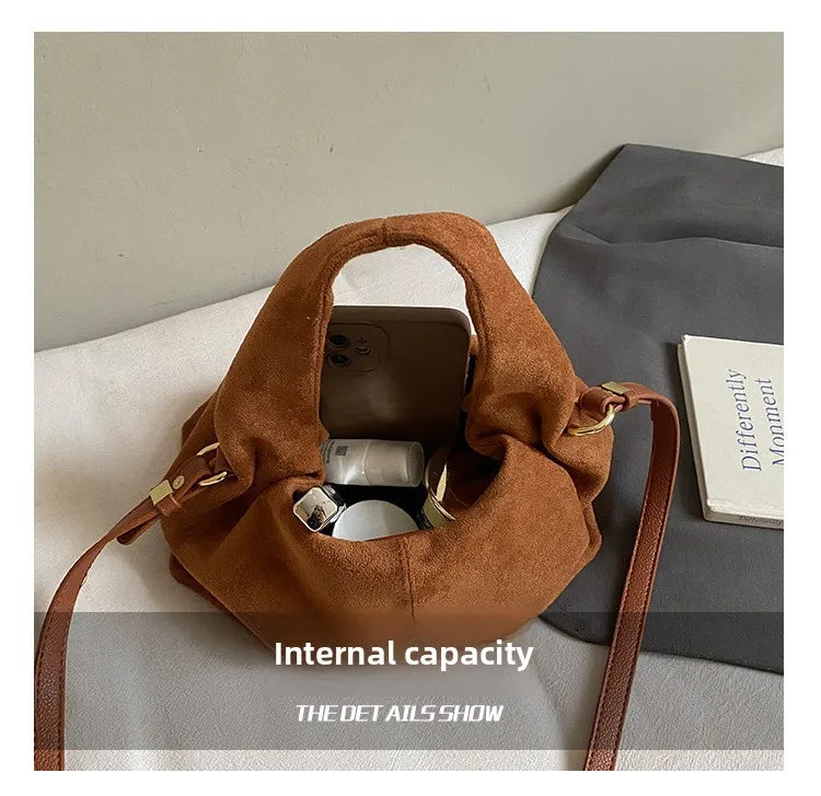 Ladies' Cloud Handbag Autumn New Fashion Dumpling Bun French Texture Shoulder Bag