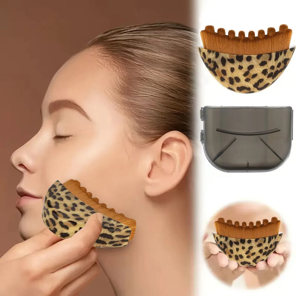 New facial massage brush, lymphatic brush, contour brush with storage box, beauty salon-specific massage brush