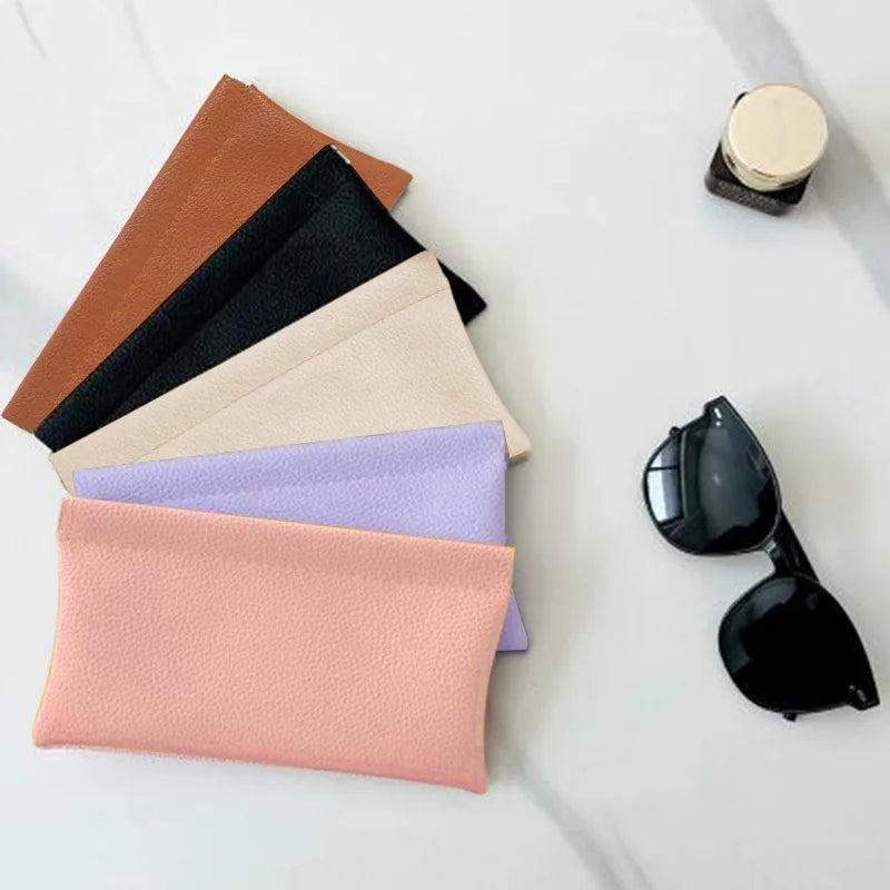Self-Closing Artificial Leather Long Wallet Passport Driver's License ID Holder Headphone Data Cable Storage Cash Pouch