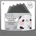 100 Pieces Fragrance Facial Oil-absorbing Paper for T-zone Oil Control