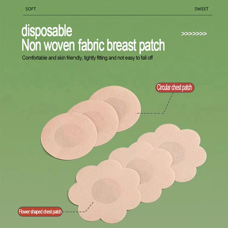 30/50/100PCS Stickers for Nipple Stickers for Chest Bra Sticker Boob Sticky Pads Breast Nipple Pads Pantyhose Nipple Cover NYP01
